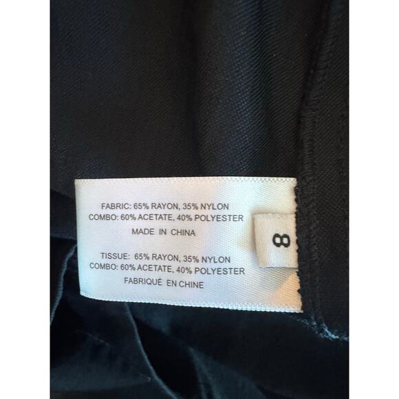 Proenza Schouler White Label Rumbled Button Front black Dress size 8 - Picture 9 of 10